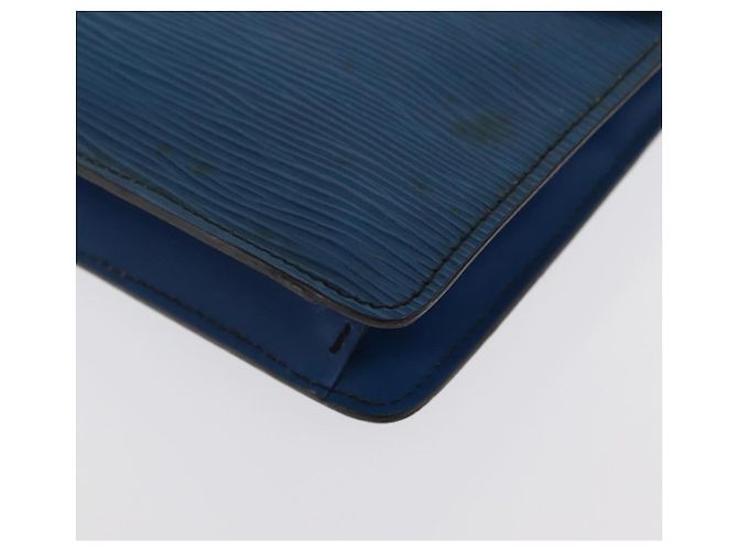LOUIS VUITTON Clutch Epi Montaigne 23 Blu M52665 LV Auth 171350 - vista 14