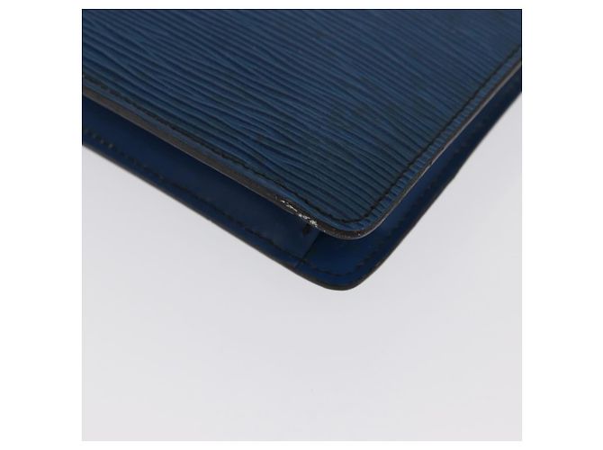 LOUIS VUITTON Clutch Epi Montaigne 23 Blu M52665 LV Auth 171350 - vista 16