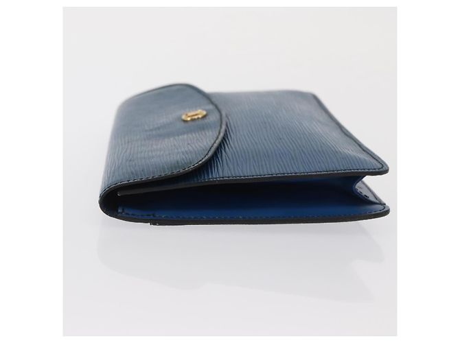 LOUIS VUITTON Clutch Epi Montaigne 23 Blu M52665 LV Auth 171350 - vista 4