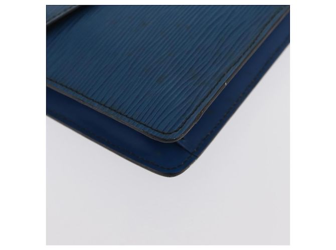 LOUIS VUITTON Clutch Epi Montaigne 23 Blu M52665 LV Auth 171350 - vista 7