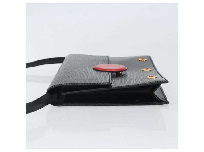 Borsa a Spalla LOUIS VUITTON Epi Hublot Nera Rossa M52557 LV Auth 170099 Nero Rosso - vista 4