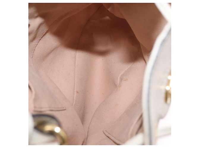 Borsa in pelle GG Marmont Sherry Line 2way bianca oro GUCCI 610846 Auth 166430 Bianco D'oro - vista 11