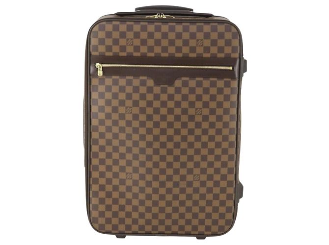 LOUIS VUITTON Valigia Pegas 55 Damier Ebene N23294 LV Auth 165571 - vista 13