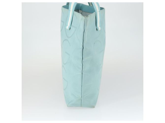 GUCCI Tote Bag aus Canvas in Hellblau 123439 Auth BA10240 - Ansicht 4