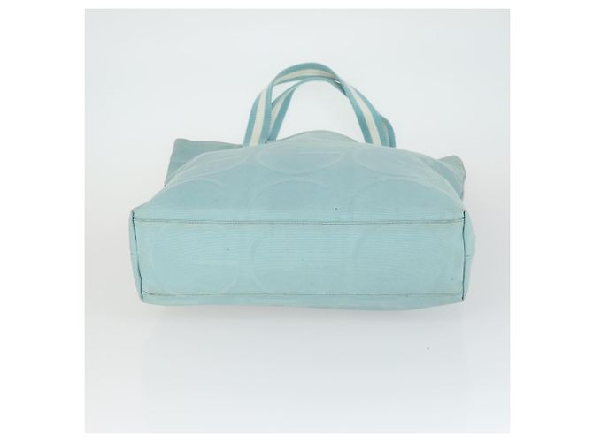 GUCCI Tote Bag aus Canvas in Hellblau 123439 Auth BA10240 - Ansicht 5