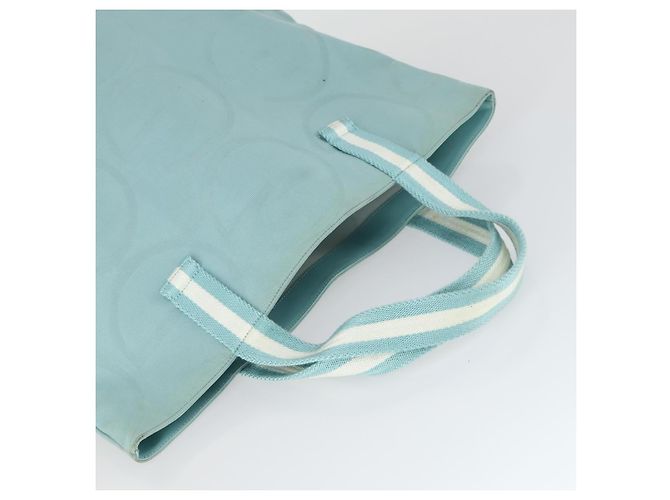 GUCCI Tote Bag aus Canvas in Hellblau 123439 Auth BA10240 - Ansicht 6