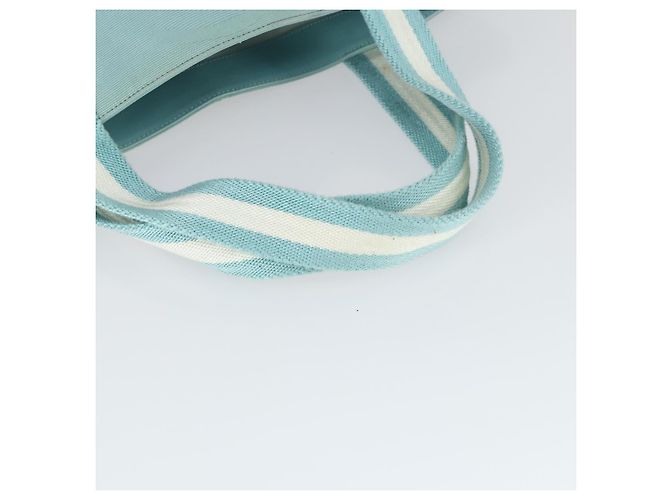 GUCCI Tote Bag aus Canvas in Hellblau 123439 Auth BA10240 - Ansicht 7