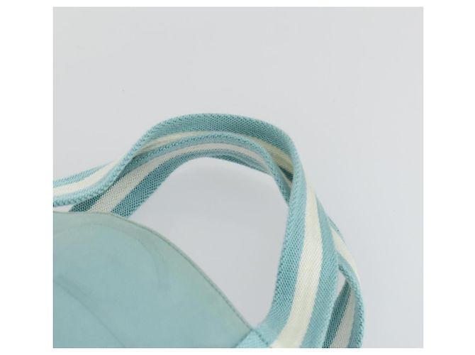GUCCI Tote Bag aus Canvas in Hellblau 123439 Auth BA10240 - Ansicht 8