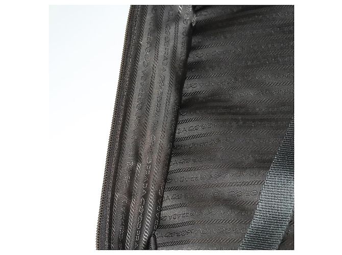 Borsa da lavoro PRADA in nylon khaki argento autentica mr1754 Cachi - vista 26