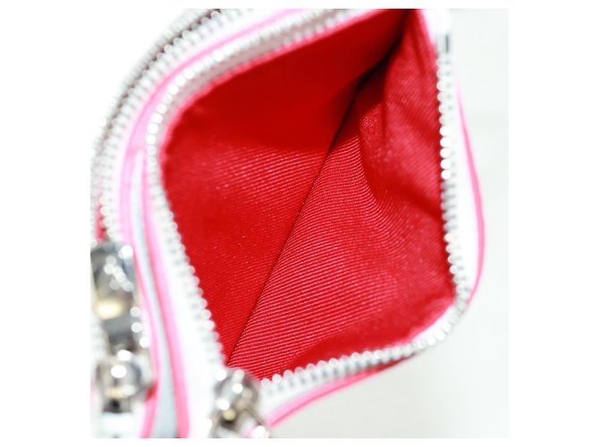 LOUIS VUITTON Tarjetero Doble Cierre Damier Spray Blanco M81430 LV Auth 166392M - vista 11