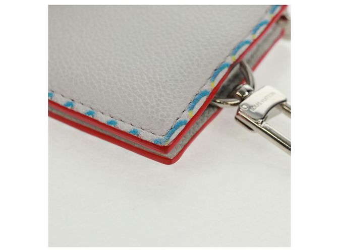 LOUIS VUITTON Tarjetero Doble Cierre Damier Spray Blanco M81430 LV Auth 166392M - vista 16