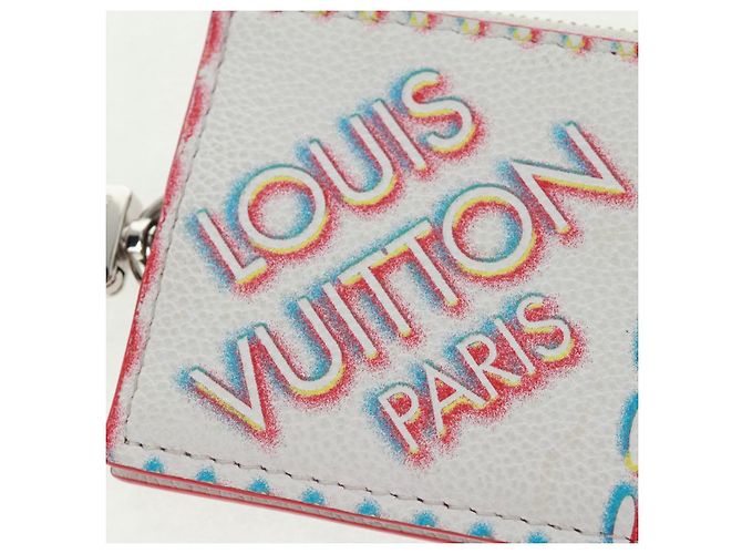 LOUIS VUITTON Tarjetero Doble Cierre Damier Spray Blanco M81430 LV Auth 166392M - vista 17