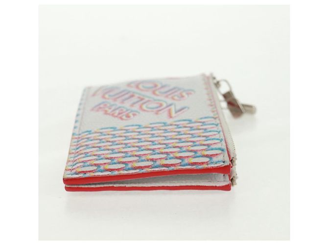LOUIS VUITTON Tarjetero Doble Cierre Damier Spray Blanco M81430 LV Auth 166392M - vista 4