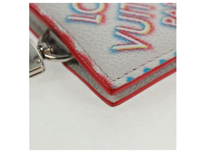 LOUIS VUITTON Tarjetero Doble Cierre Damier Spray Blanco M81430 LV Auth 166392M - vista 7
