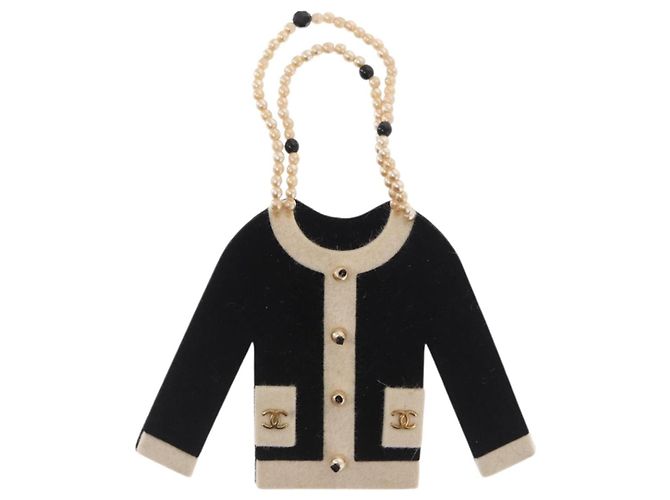 Spilla Motivo Giacca Velluto Nero CC Auth 170024V CHANEL - vista 13