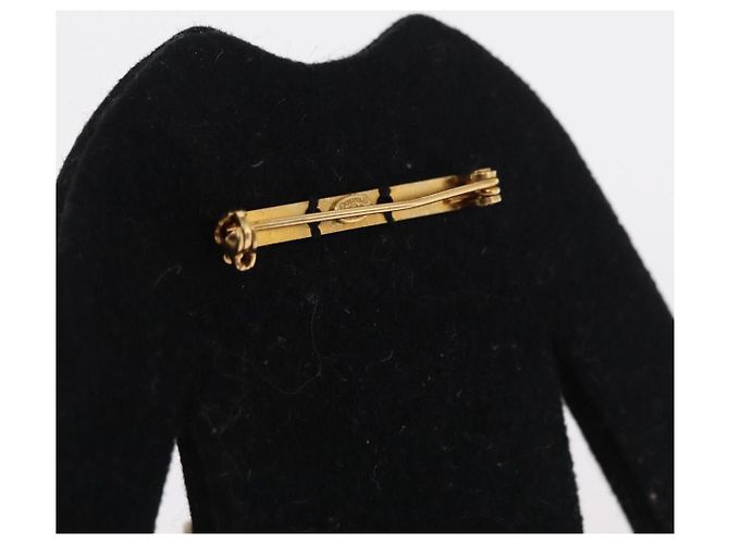 Spilla Motivo Giacca Velluto Nero CC Auth 170024V CHANEL - vista 8