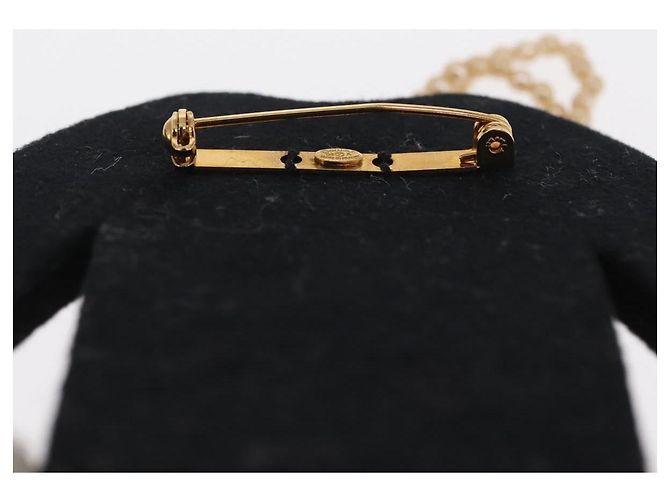 Spilla Motivo Giacca Velluto Nero CC Auth 170024V CHANEL - vista 9