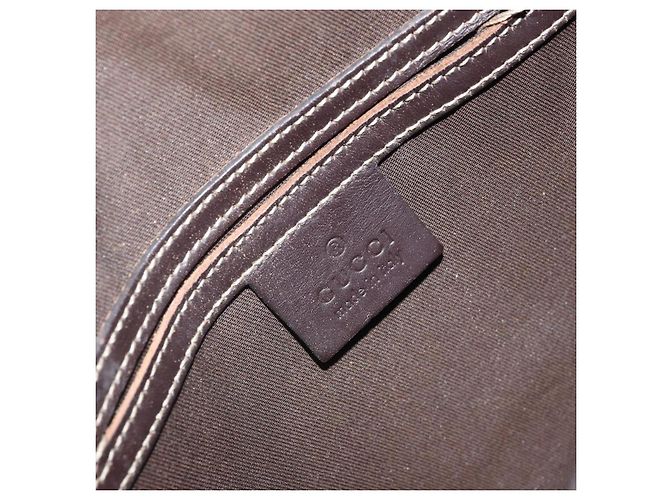 GUCCI GG Supreme Shoulder Bag PVC Beige Gold 223666 Auth ka2033 Golden - view 18