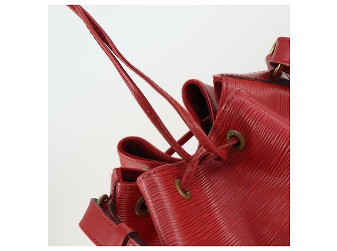 LOUIS VUITTON Borsa a Spalla Epi Noe Rossa M44007 LV Auth 169357 Rosso - vista 10