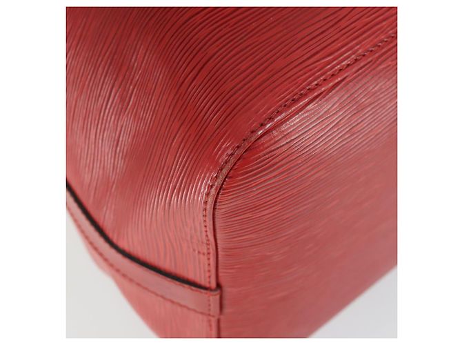 LOUIS VUITTON Borsa a Spalla Epi Noe Rossa M44007 LV Auth 169357 Rosso - vista 14
