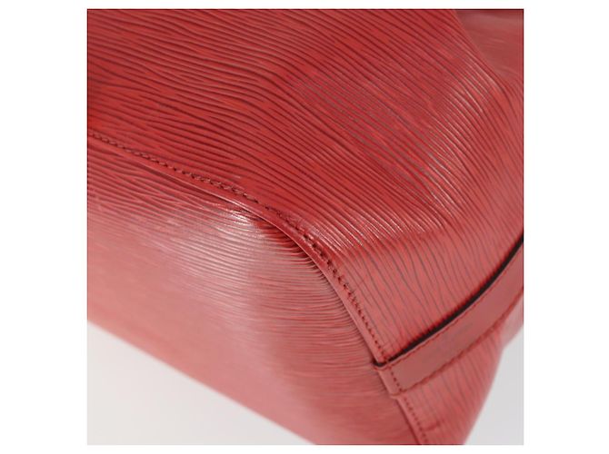 LOUIS VUITTON Borsa a Spalla Epi Noe Rossa M44007 LV Auth 169357 Rosso - vista 15
