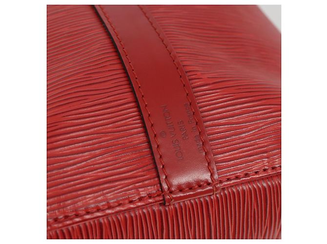 LOUIS VUITTON Borsa a Spalla Epi Noe Rossa M44007 LV Auth 169357 Rosso - vista 17