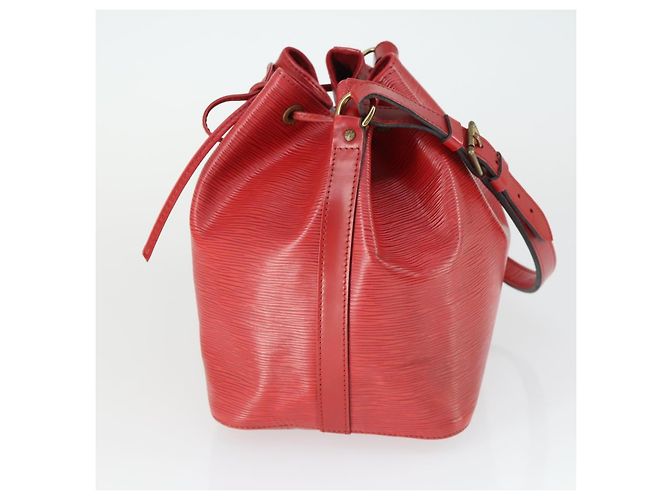 LOUIS VUITTON Borsa a Spalla Epi Noe Rossa M44007 LV Auth 169357 Rosso - vista 3