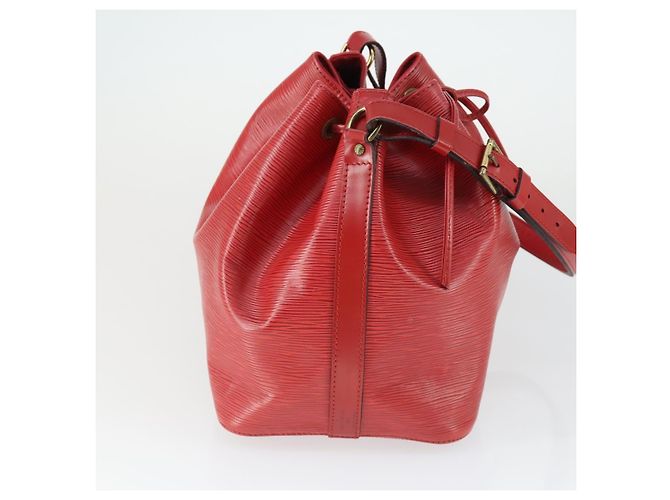 LOUIS VUITTON Borsa a Spalla Epi Noe Rossa M44007 LV Auth 169357 Rosso - vista 4