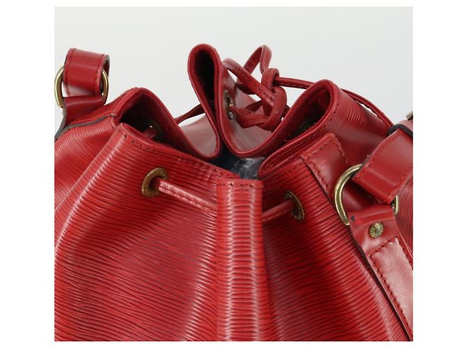 LOUIS VUITTON Borsa a Spalla Epi Noe Rossa M44007 LV Auth 169357 Rosso - vista 6