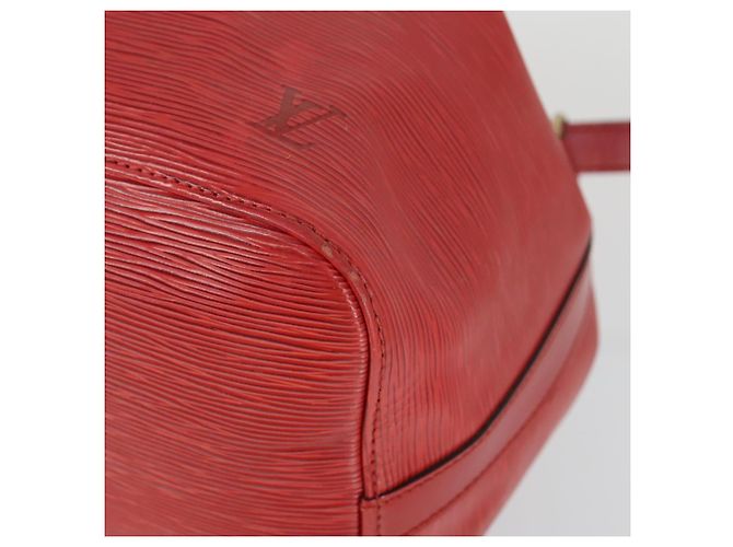 LOUIS VUITTON Borsa a Spalla Epi Noe Rossa M44007 LV Auth 169357 Rosso - vista 9