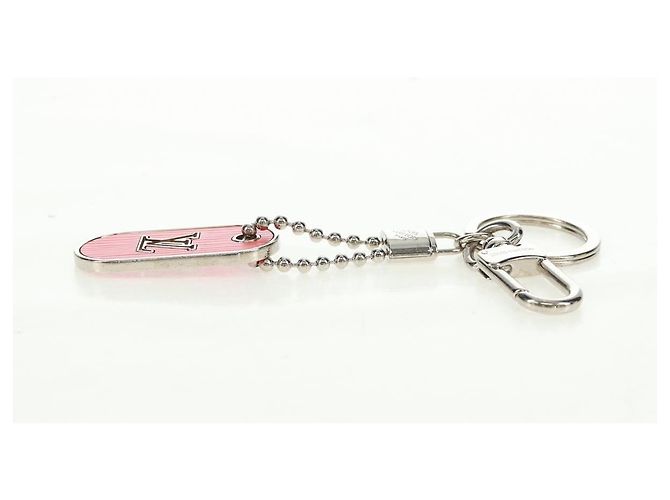 LOUIS VUITTON Schlüsselanhänger LV Tab Charm Metall Orange M62787 LV Auth 169132V - Ansicht 10