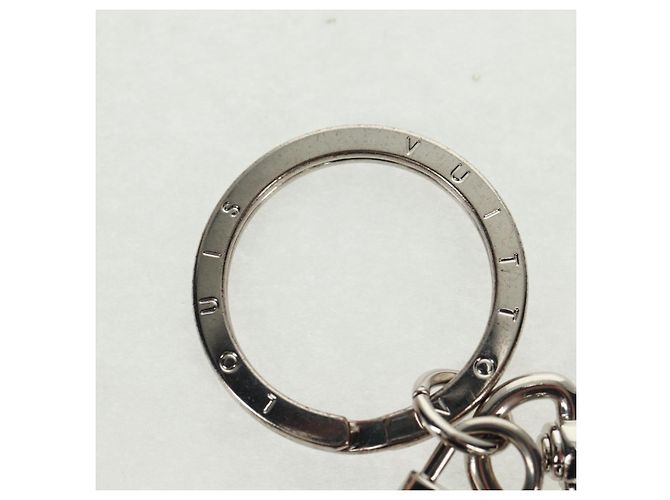 LOUIS VUITTON Schlüsselanhänger LV Tab Charm Metall Orange M62787 LV Auth 169132V - Ansicht 4