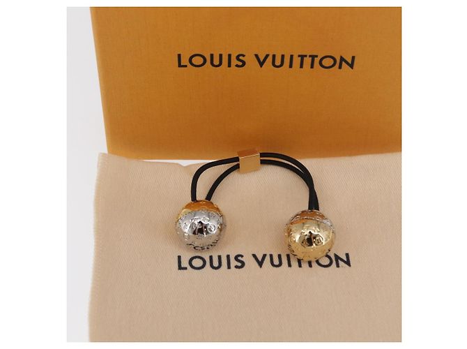 LOUIS VUITTON Elastico per Capelli metal Argento M80266 LV Auth BA10036SM - vista 10