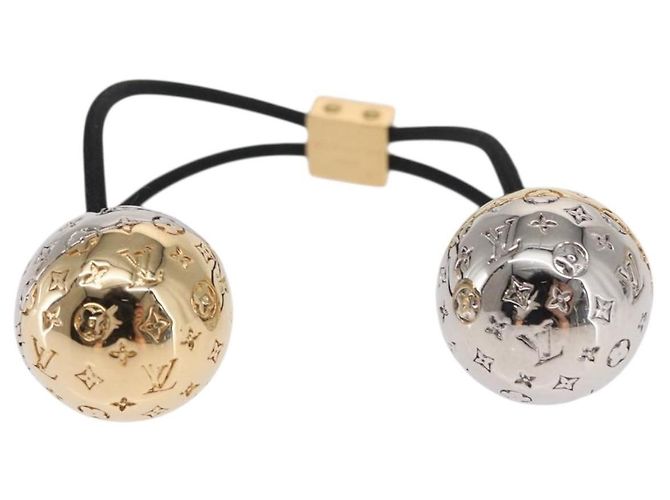 LOUIS VUITTON Elastico per Capelli metal Argento M80266 LV Auth BA10036SM - vista 2