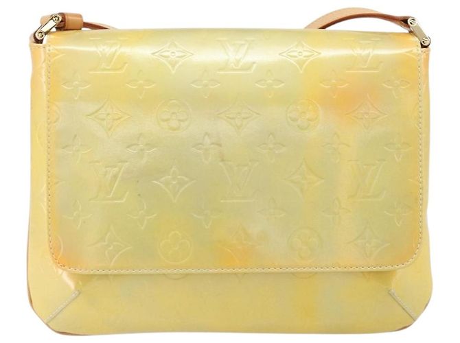 LOUIS VUITTON Borsa Thompson Street Monogram Vernis Grigia M91008 LV Auth ep13254 Grigio - vista 13