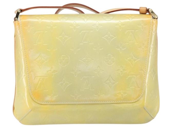 LOUIS VUITTON Borsa Thompson Street Monogram Vernis Grigia M91008 LV Auth ep13254 Grigio - vista 2