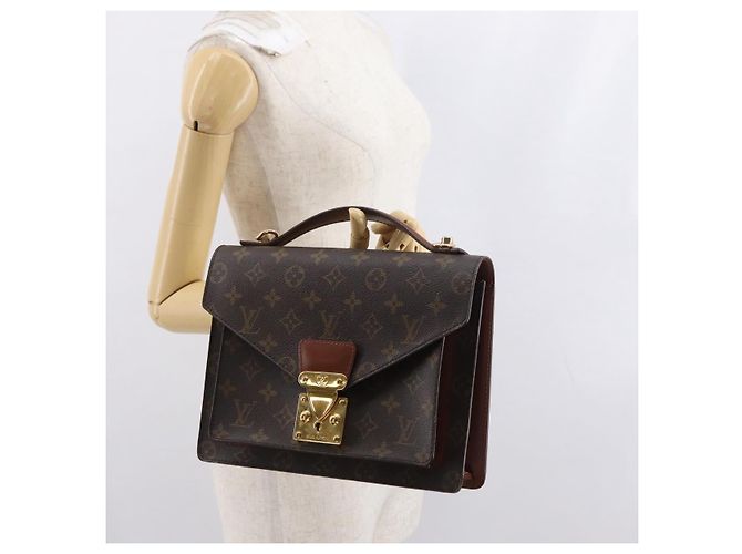 LOUIS VUITTON Borsa a Spalla Monceau 26 Monogram M51187 LV Auth ep13204 Monogramma - vista 24