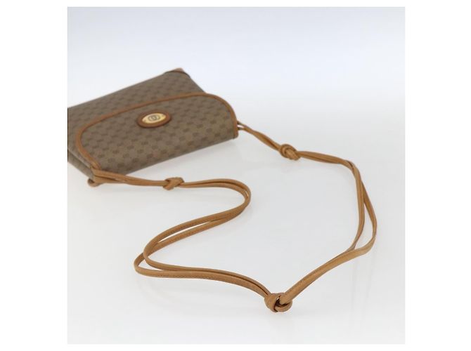 Gucci Borsa a Spalla Micro GG Supreme PVC Beige Oro 14 007 5548 Auth ka2039 D'oro - vista 7