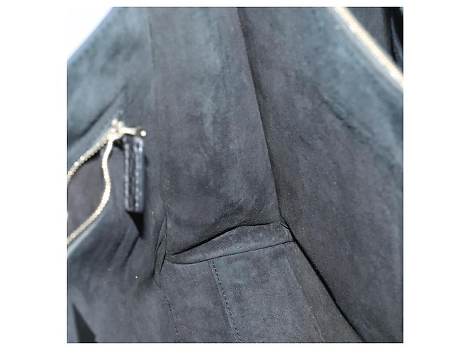 Valentino Borsa a mano in pelle 2 in 1 nera e dorata Auth BA10227 Nero D'oro - vista 20