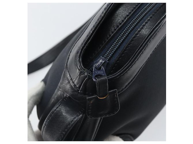 Borsa a Spalla Burberrys in Pelle Blu Navy Oro Auth BA9943 D'oro - vista 10