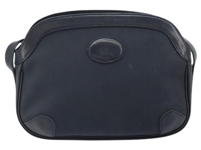 Borsa a Spalla Burberrys in Pelle Blu Navy Oro Auth BA9943 D'oro - vista 13