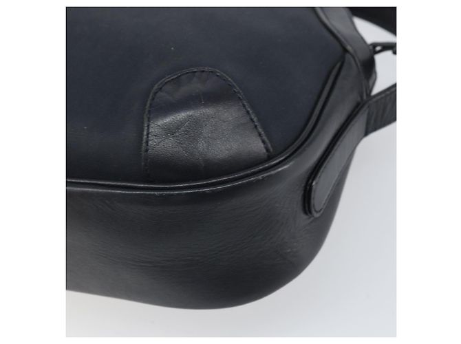 Borsa a Spalla Burberrys in Pelle Blu Navy Oro Auth BA9943 D'oro - vista 15