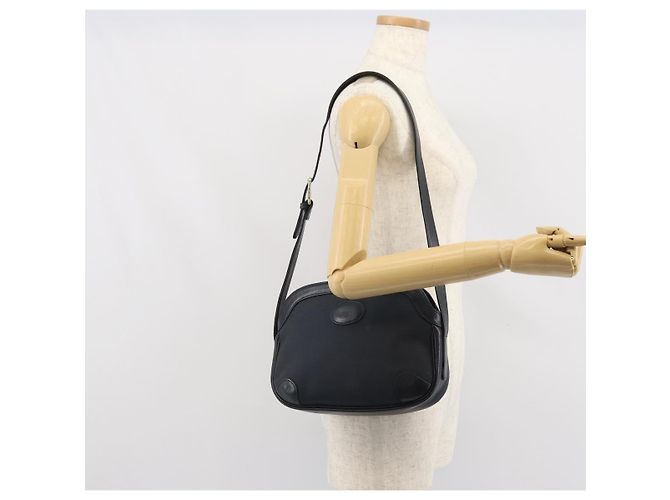 Borsa a Spalla Burberrys in Pelle Blu Navy Oro Auth BA9943 D'oro - vista 21