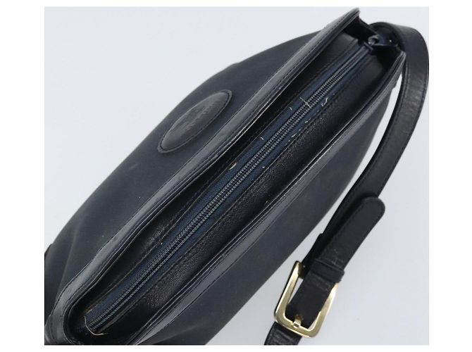 Borsa a Spalla Burberrys in Pelle Blu Navy Oro Auth BA9943 D'oro - vista 6