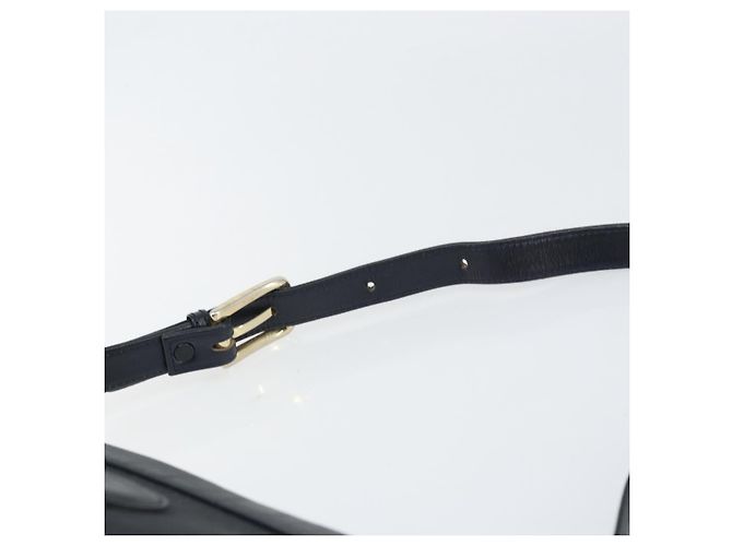 Borsa a Spalla Burberrys in Pelle Blu Navy Oro Auth BA9943 D'oro - vista 8