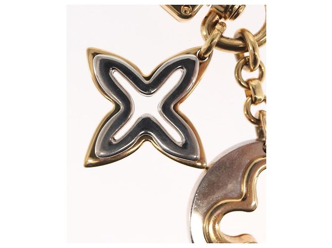 LOUIS VUITTON Schlüsselanhänger Ansolence Charm Metall Silber M66133 LV Auth bs32993 - Ansicht 8