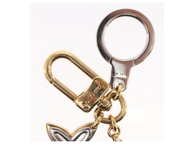 LOUIS VUITTON Schlüsselanhänger Ansolence Charm Metall Silber M66133 LV Auth bs32993 - Ansicht 9