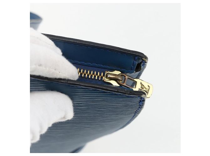 LOUIS VUITTON Borsa a Spalla Epi Saint Jacques Blu M52275 LV Auth 169873 - vista 10