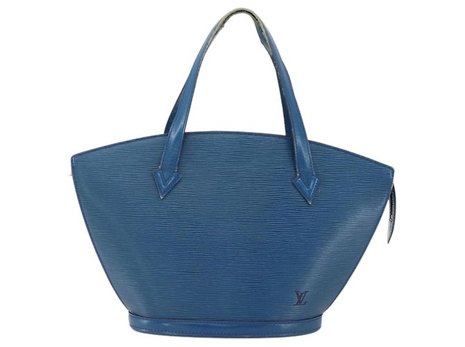 LOUIS VUITTON Borsa a Spalla Epi Saint Jacques Blu M52275 LV Auth 169873 - vista 13