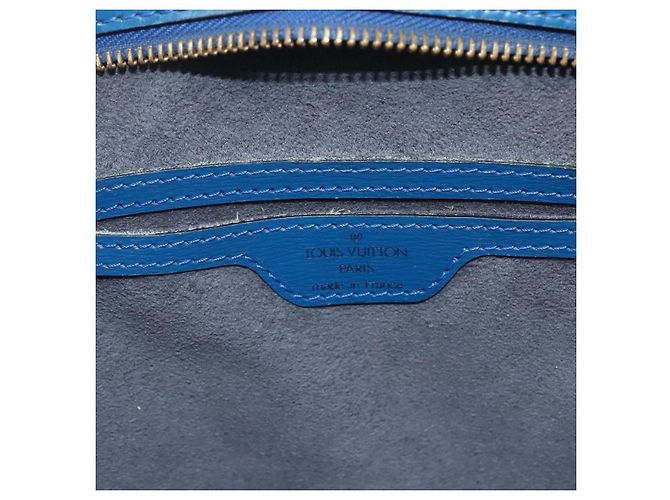 LOUIS VUITTON Borsa a Spalla Epi Saint Jacques Blu M52275 LV Auth 169873 - vista 17